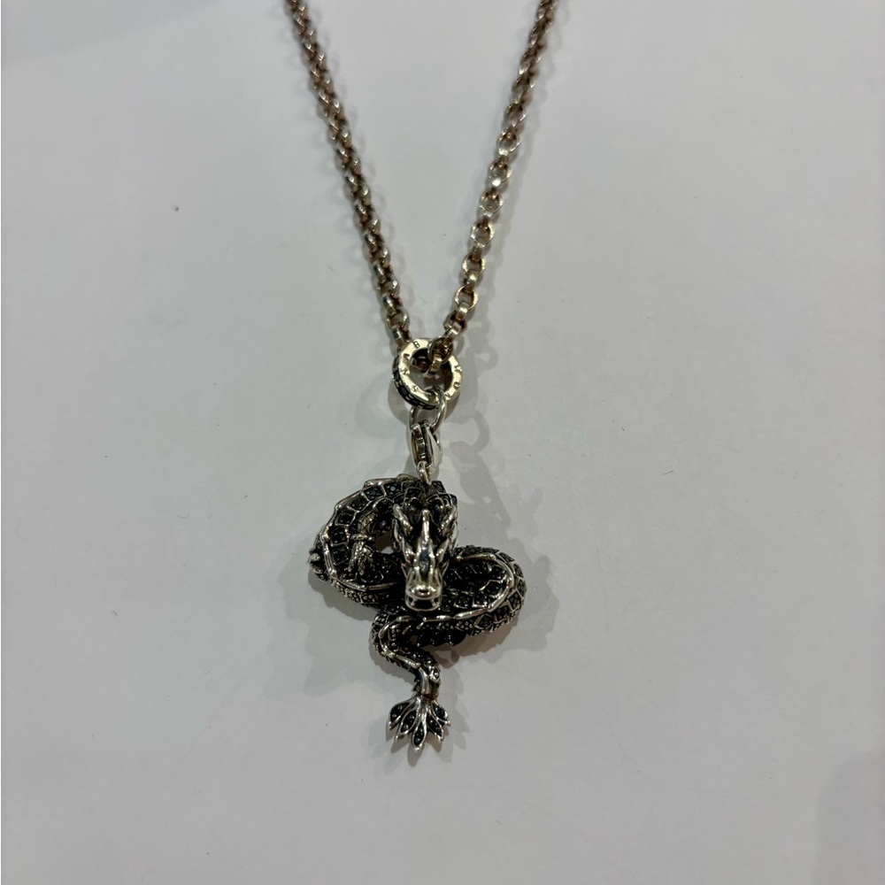Thomas Sabo Silver Dragon Pendant Necklace